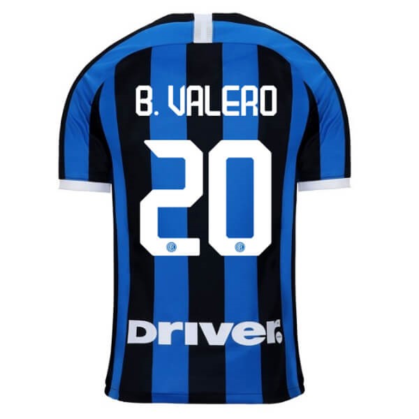 Camiseta Inter Milan NO.20 B.Valero 1ª 2019-2020 Azul